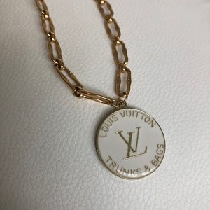 Authentic Vintage Louis Vuitton Charm Necklace LV
